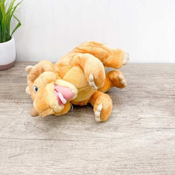 The Land Before Time Cera Triceratops Plush VTG 1988 UCS Amblin JC Penney - Picture 6 of 14
